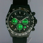 Halei Dual Time Sport 40 mm – Analog + Digital, Luminex Light, Alarm, Fast UK Delivery