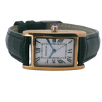 SAMDA WS109WGB Elegant "Tank" Large Ladies Quartz Watch Rose Gold-Tone - 27x31mm