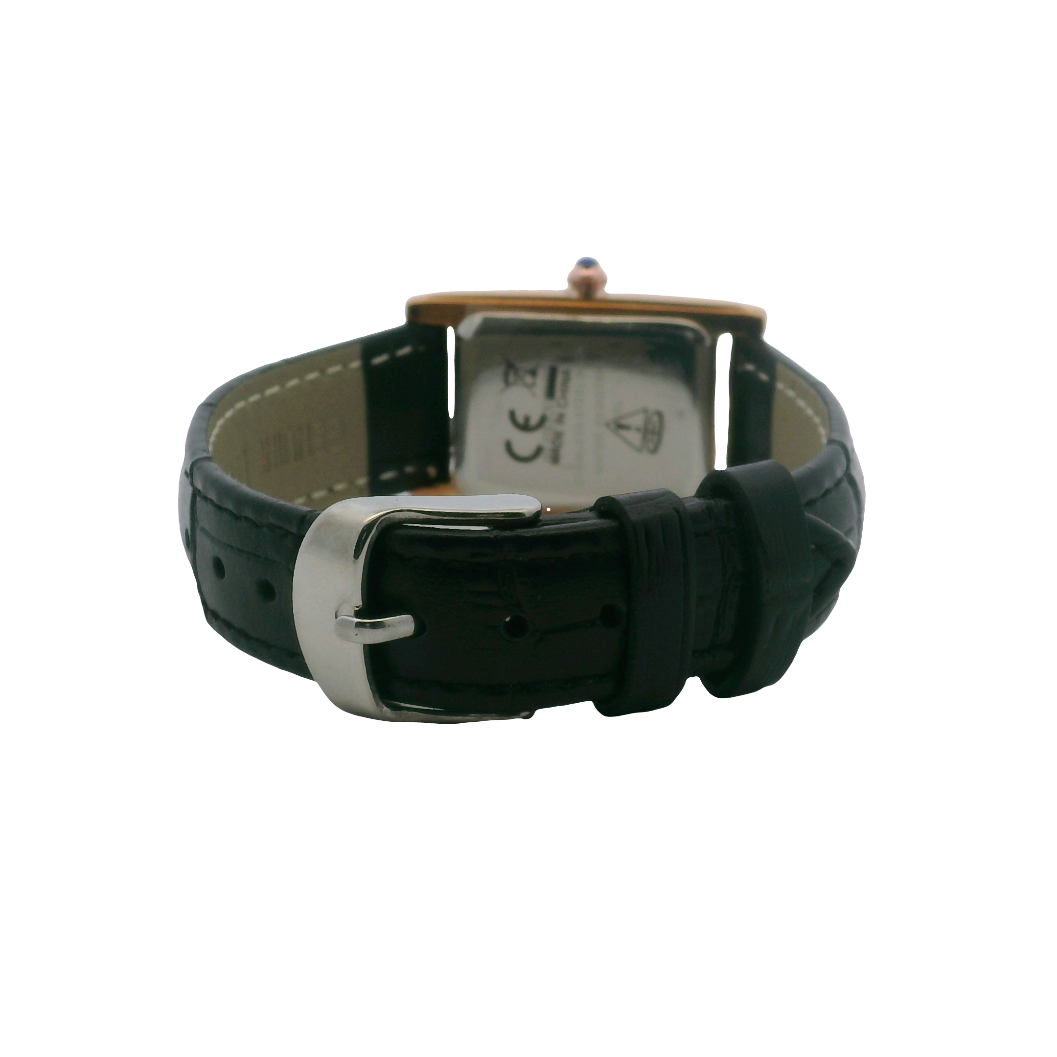 SAMDA WS109WGB Elegant "Tank" Large Ladies Quartz Watch Rose Gold-Tone - 27x31mm