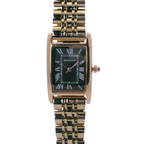 SAMDA WS106BG Elegant "Tank" Ladies Quartz Watch Rose Gold-Tone - 22x25.5mm Rectangular