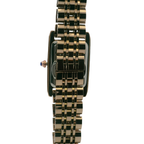 SAMDA WS106BG Elegant "Tank" Ladies Quartz Watch Rose Gold-Tone - 22x25.5mm Rectangular