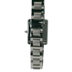 OFNS WS108WS Elegant "Tank" Small Ladies Quartz Watch Silver-Tone - 24.5mm Square