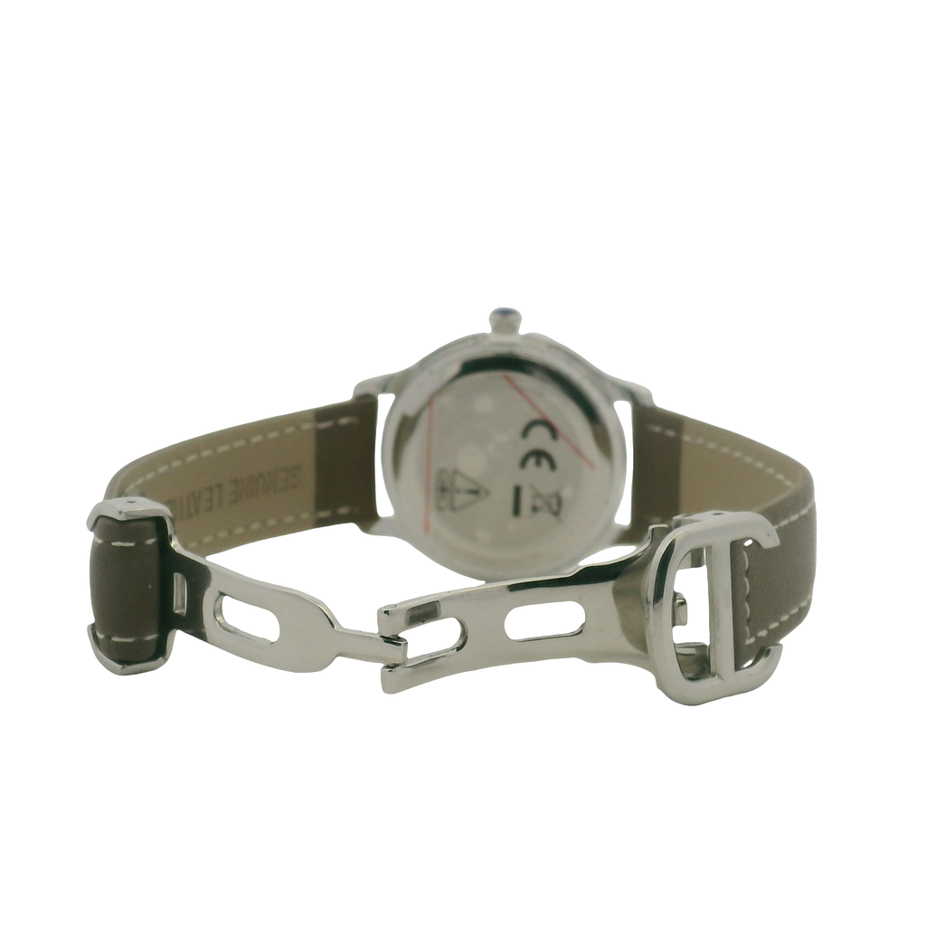 OFNS WS100WLB Elegant Ladies Quartz Watch Silver-Tone 35mm