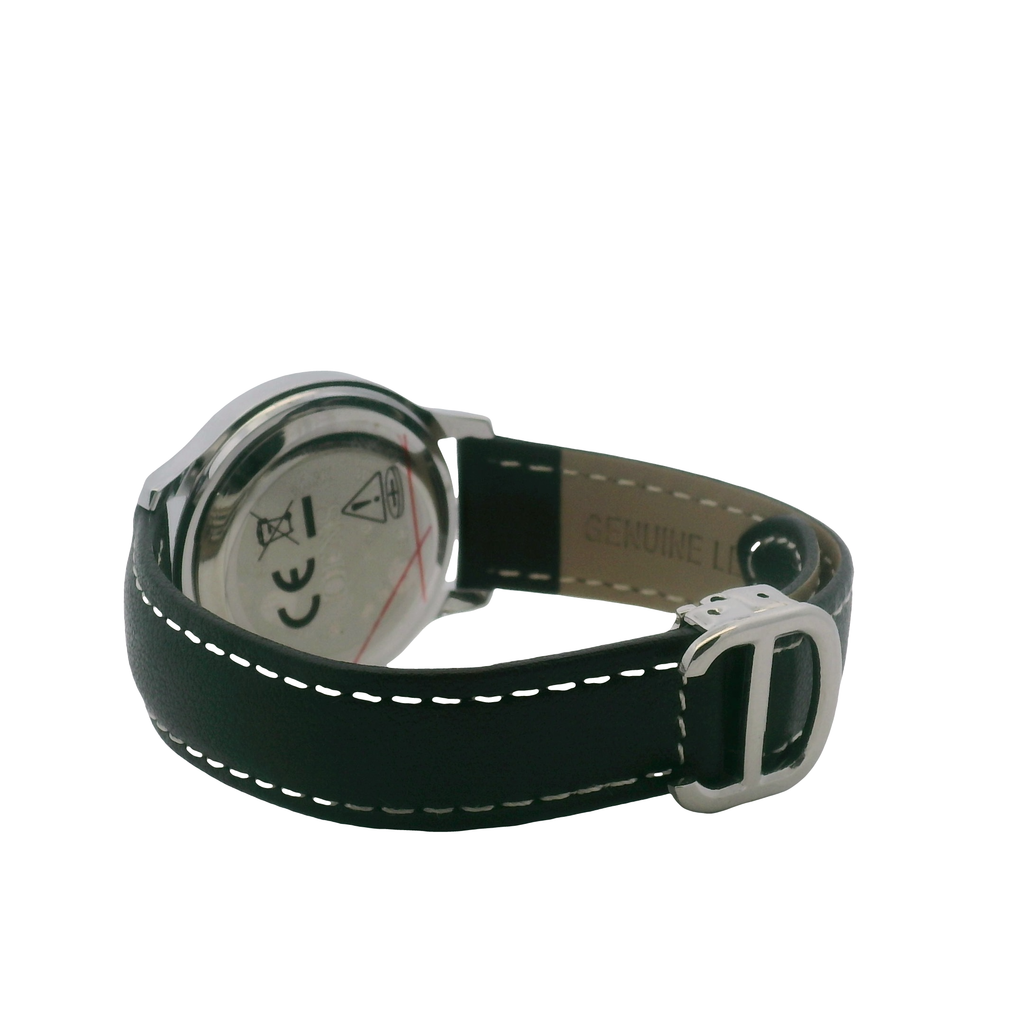 OFNS WS100WLB Elegant Ladies Quartz Watch Silver-Tone 35mm