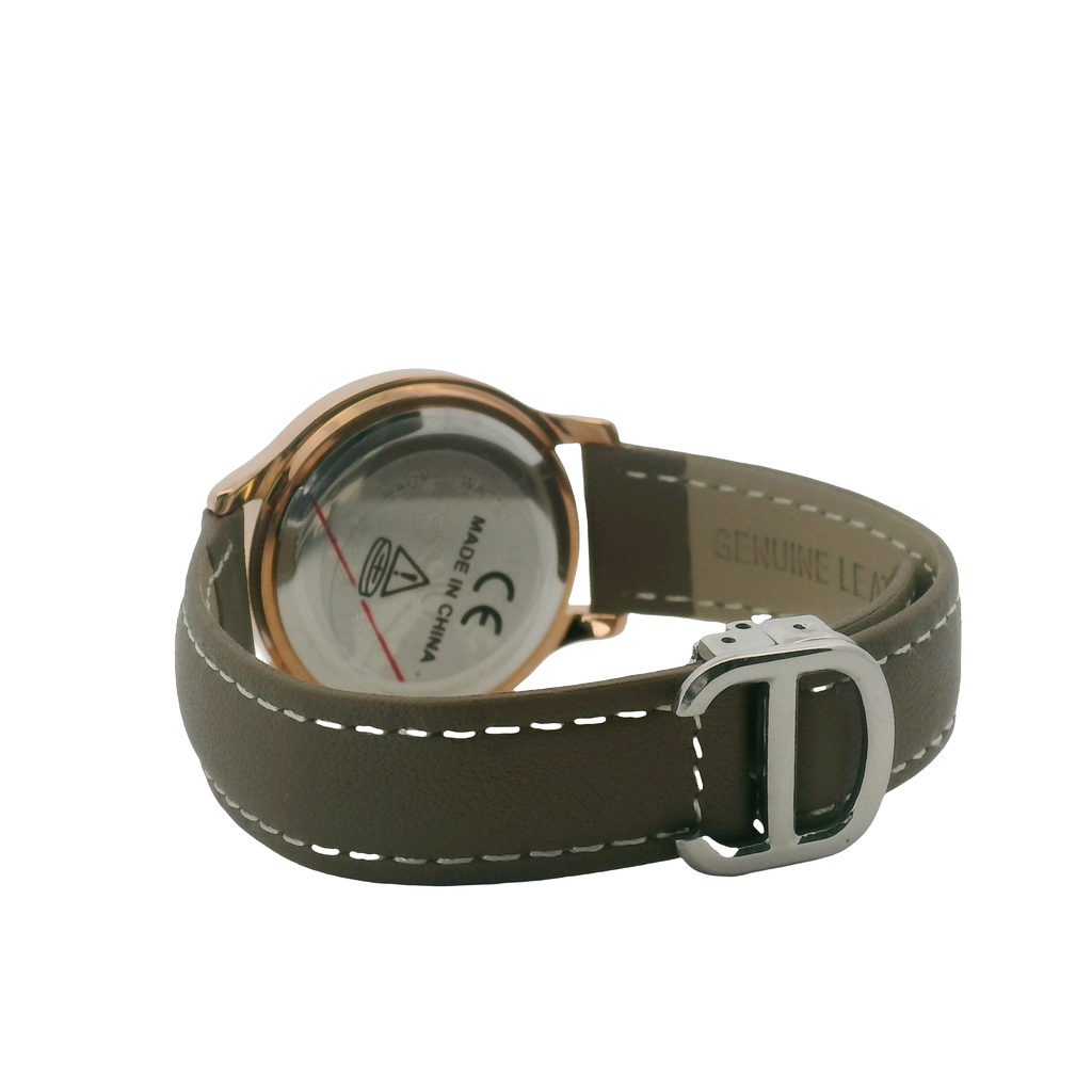 OFNS WS100LM Elegant Ladies Quartz Watch Rose Gold-Tone 35mm