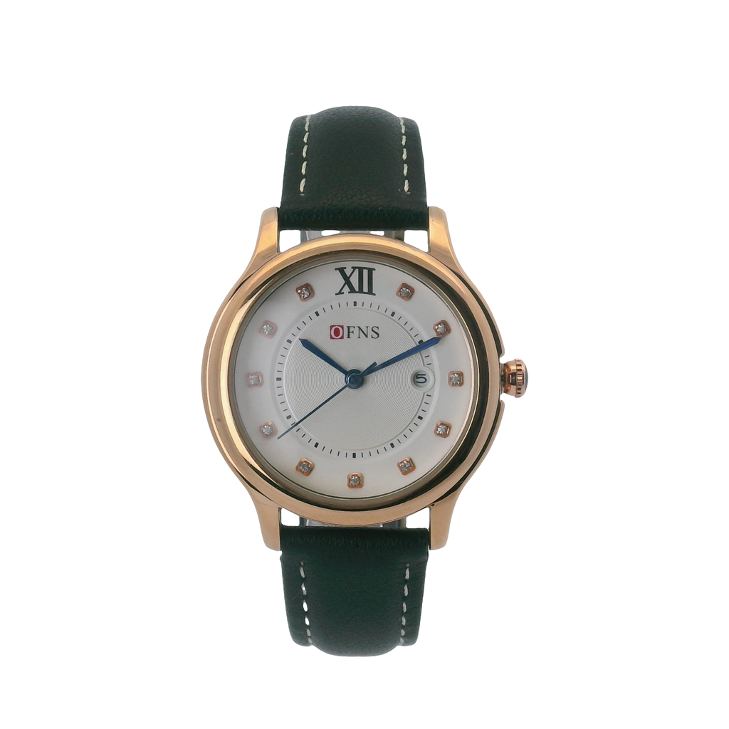 OFNS WS100WLG Elegant Ladies Quartz Watch Rose Gold-Tone 35mm