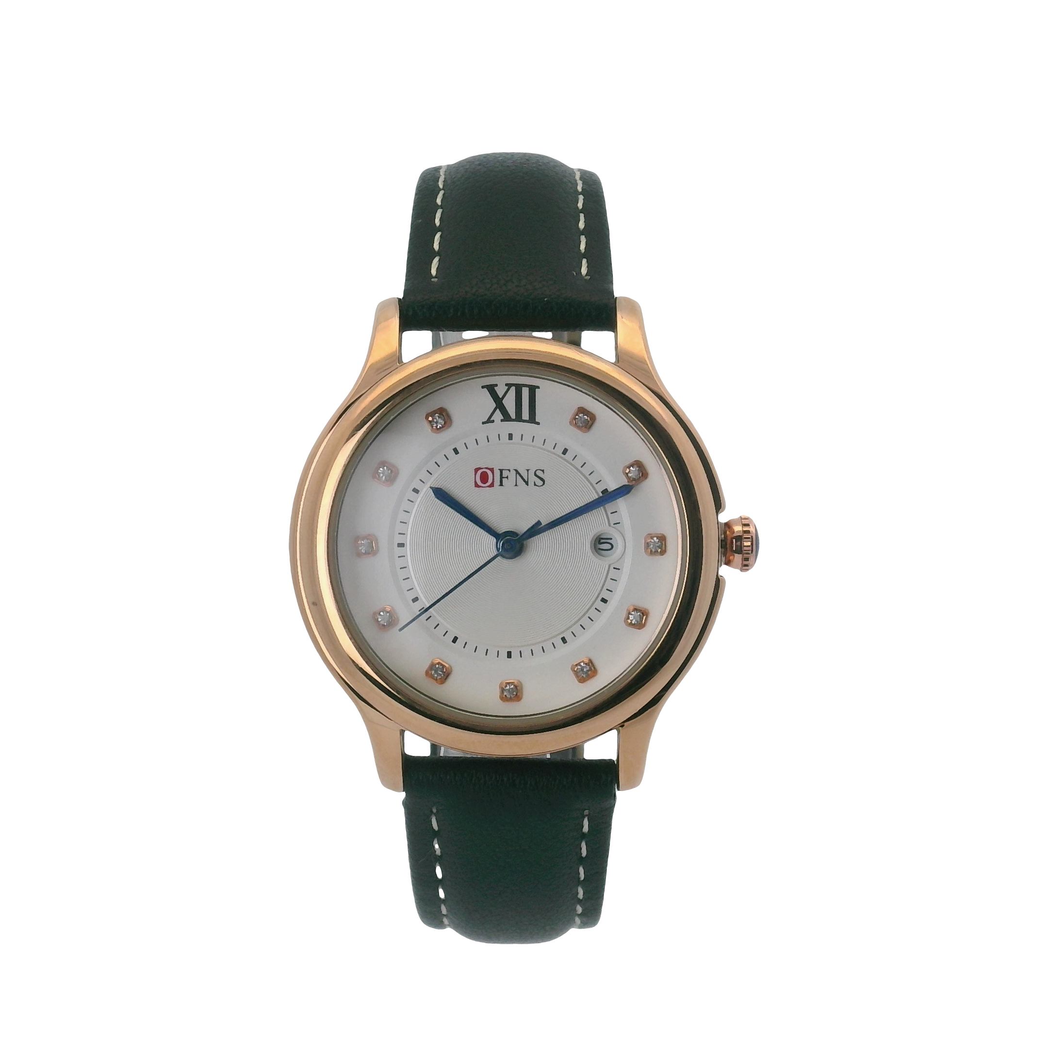 OFNS WS100WLG Elegant Ladies Quartz Watch Rose Gold-Tone 35mm