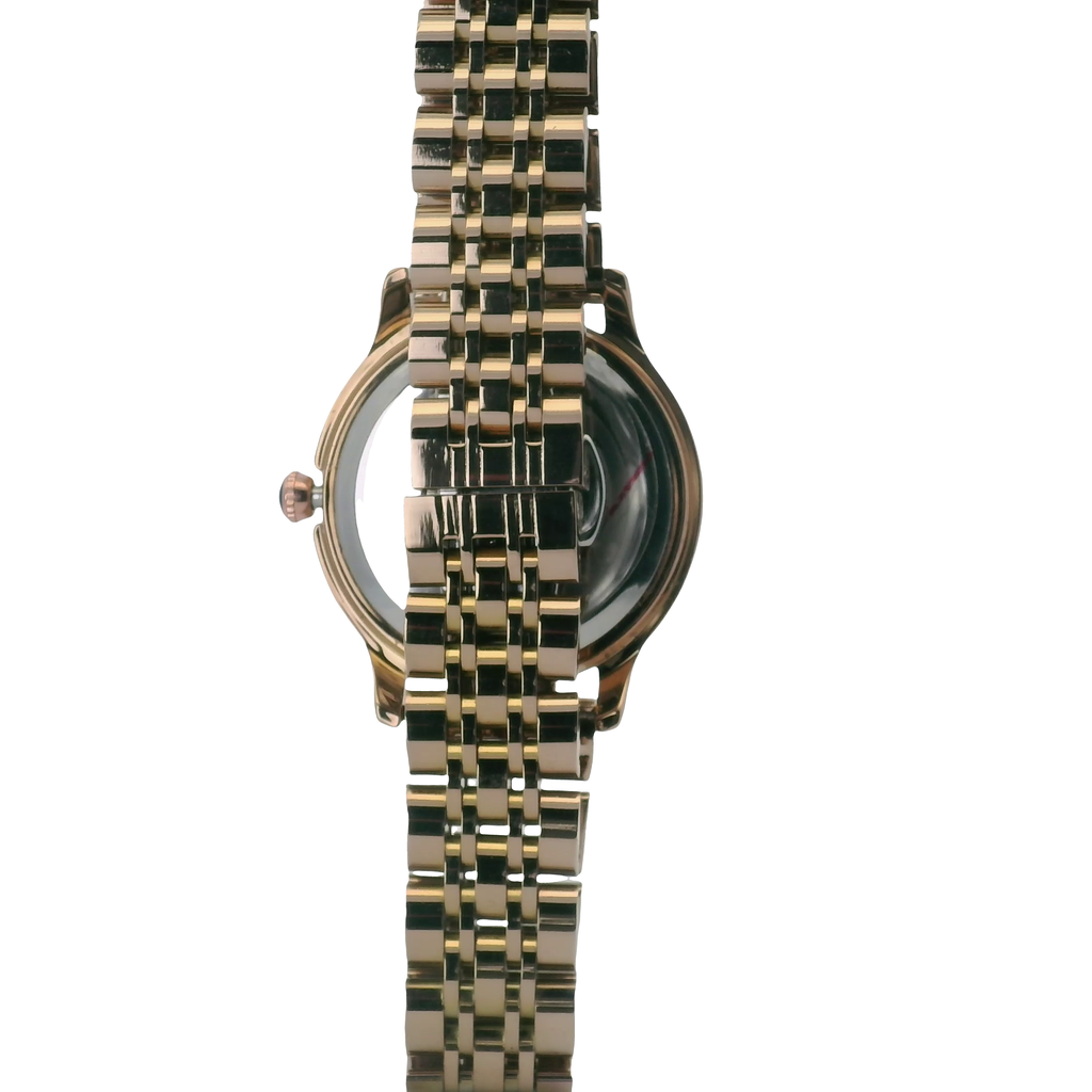 OFNS 1513 Elegant Ladies Quartz Watch Rose Gold-Tone 33mm