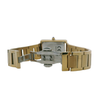 SAMDA WS107G Elegant "Tank" Sun & Moon Ladies Quartz Watch Gold-Tone - 24x31mm Rectangular
