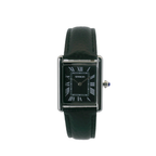 SAMDA WS110LB Elegant "Tank" Small Ladies Quartz Watch Silver-Tone - 24.8mm Square