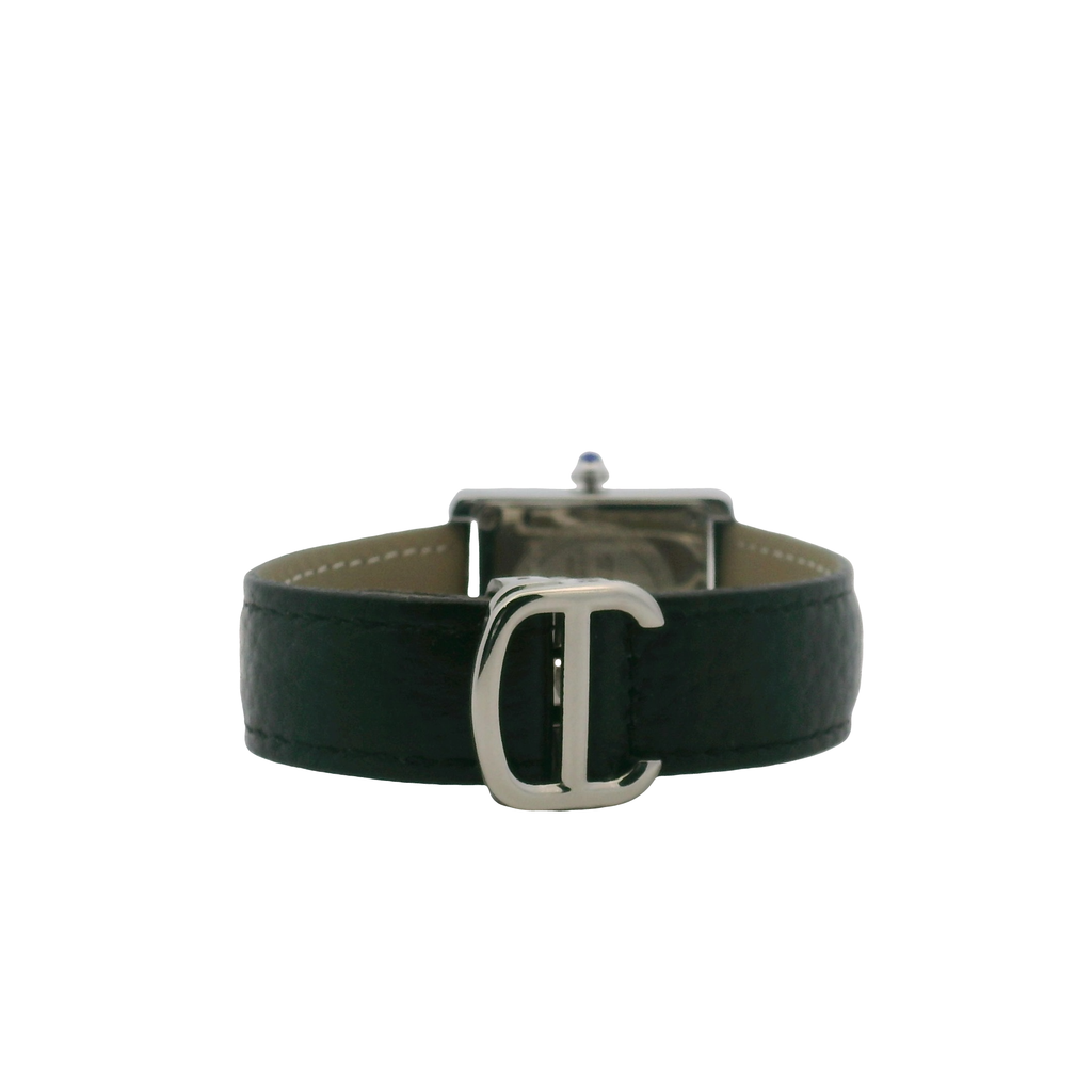 SAMDA WS110LB Elegant "Tank" Small Ladies Quartz Watch Silver-Tone - 24.8mm Square