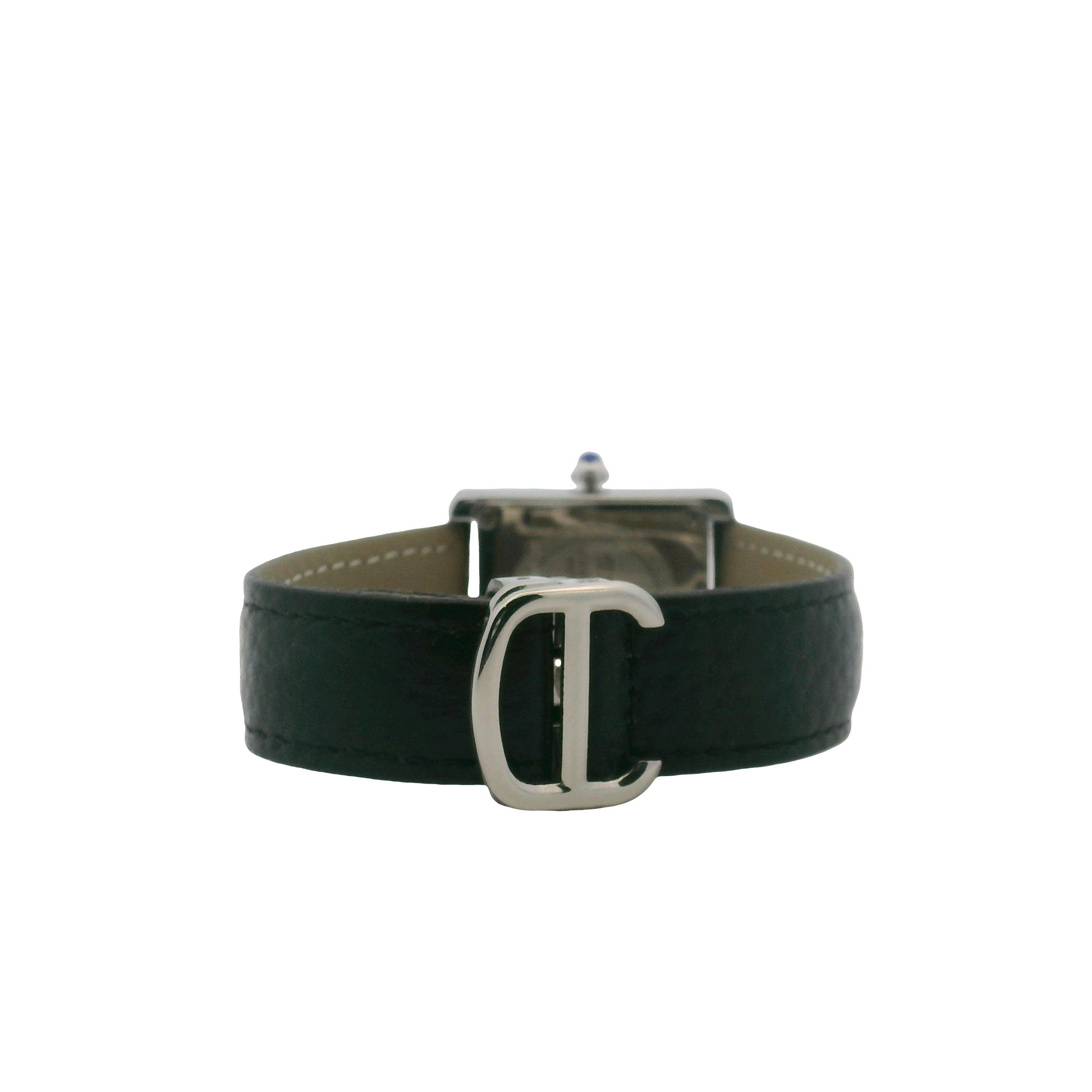 SAMDA WS110LB Elegant "Tank" Small Ladies Quartz Watch Silver-Tone - 24.8mm Square