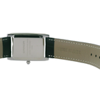 SAMDA WS102LB Elegant "Tank" Large Ladies Quartz Watch Silver-Tone 27.5x31mm Rectangular