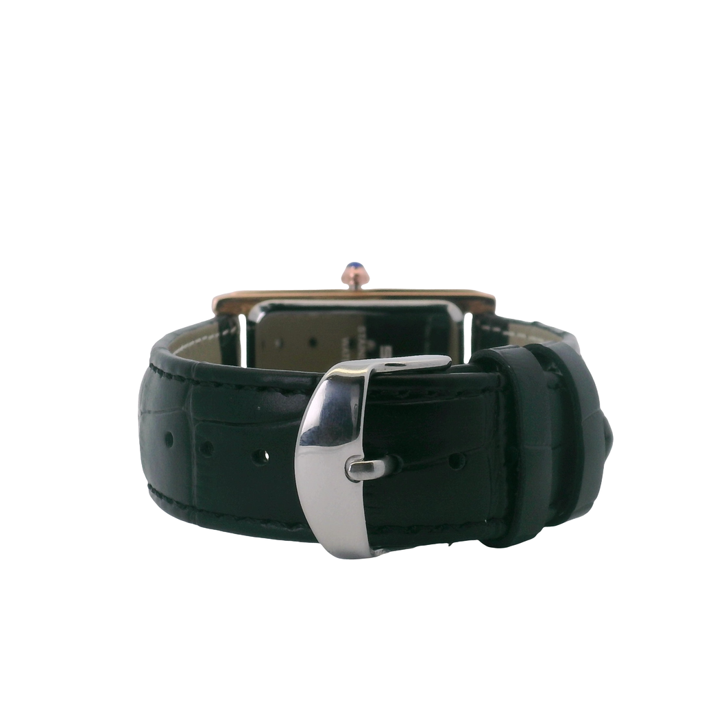 SAMDA WS102GW Elegant "Tank" Ladies Small Quartz Watch Rose Gold-Tone 22x25mm Rectangular