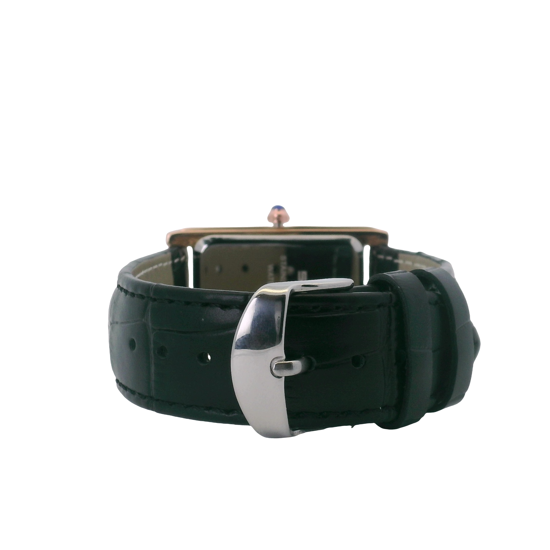 SAMDA WS102GW Elegant "Tank" Ladies Small Quartz Watch Rose Gold-Tone 22x25mm Rectangular