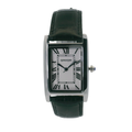 SAMDA WS102W Elegant "Tank" Ladies Quartz Watch Silver-Tone - 24x31mm Rectangular