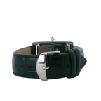SAMDA WS102W Elegant "Tank" Ladies Quartz Watch Silver-Tone - 24x31mm Rectangular