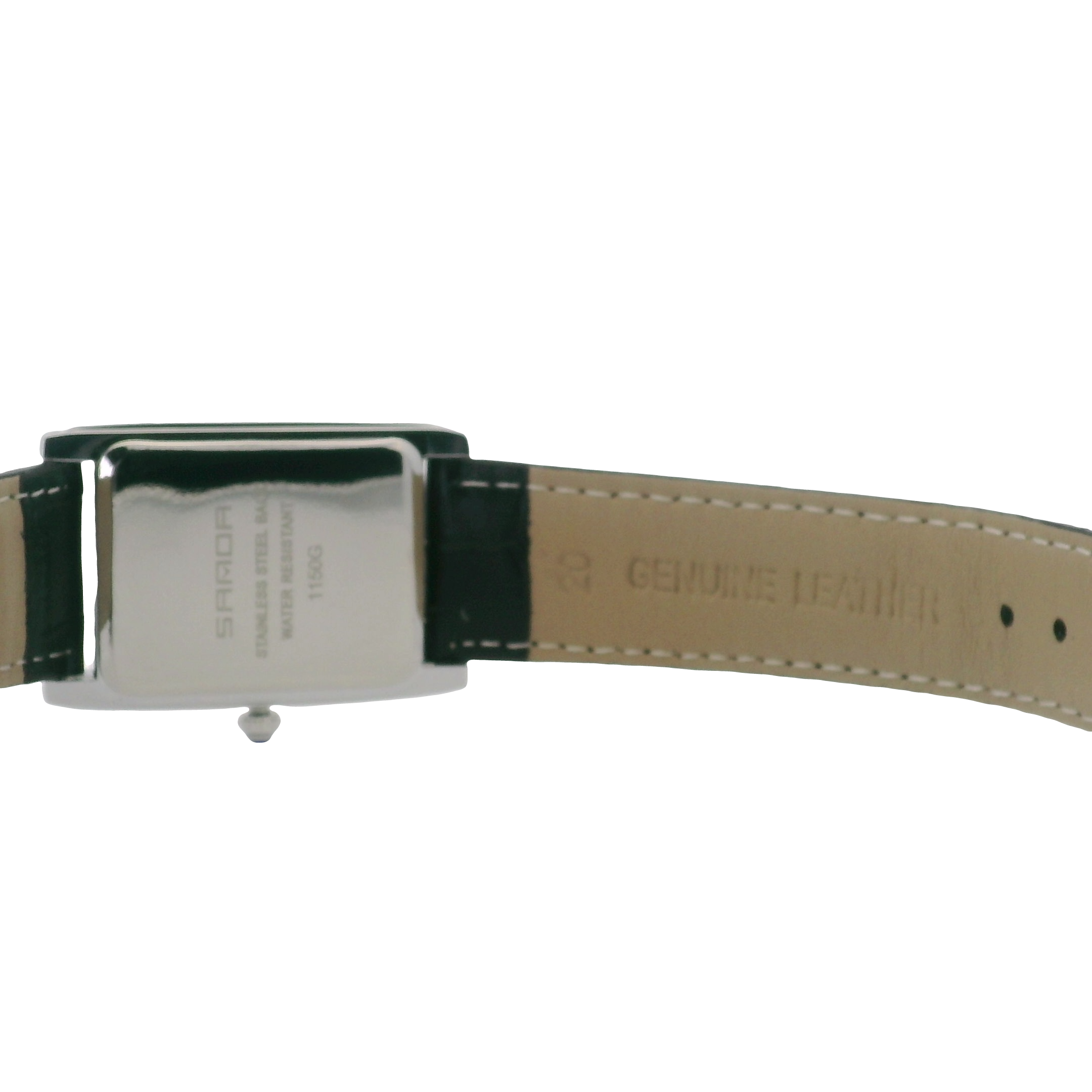 SAMDA WS102W Elegant "Tank" Ladies Quartz Watch Silver-Tone - 24x31mm Rectangular