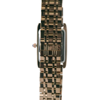 SAMDA WS102SGB Elegant "Tank" Ladies Large Quartz Watch Rose Gold-Tone - 27 x 31mm Rectangular