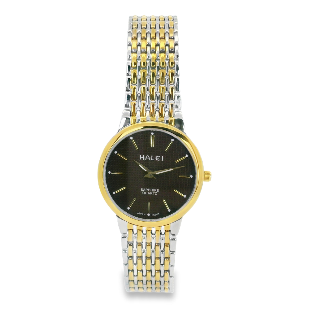 Halei Quartz Stainless Steel Sapphire Watch 28mm
