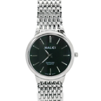 Halei Quartz Japanese Movement Stainless Steel Sapphire Watch 28 mm