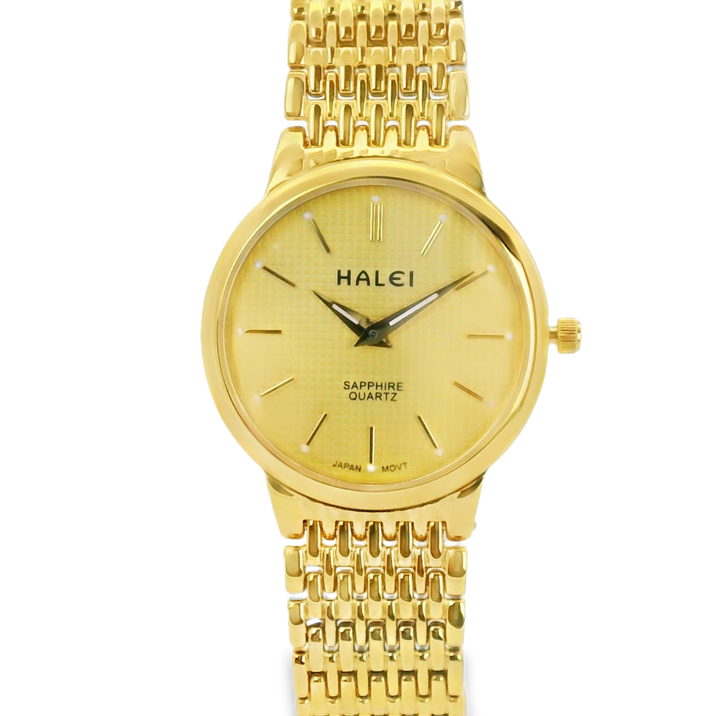 Halei Quartz Stainless Steel Sapphire Watch 28mm