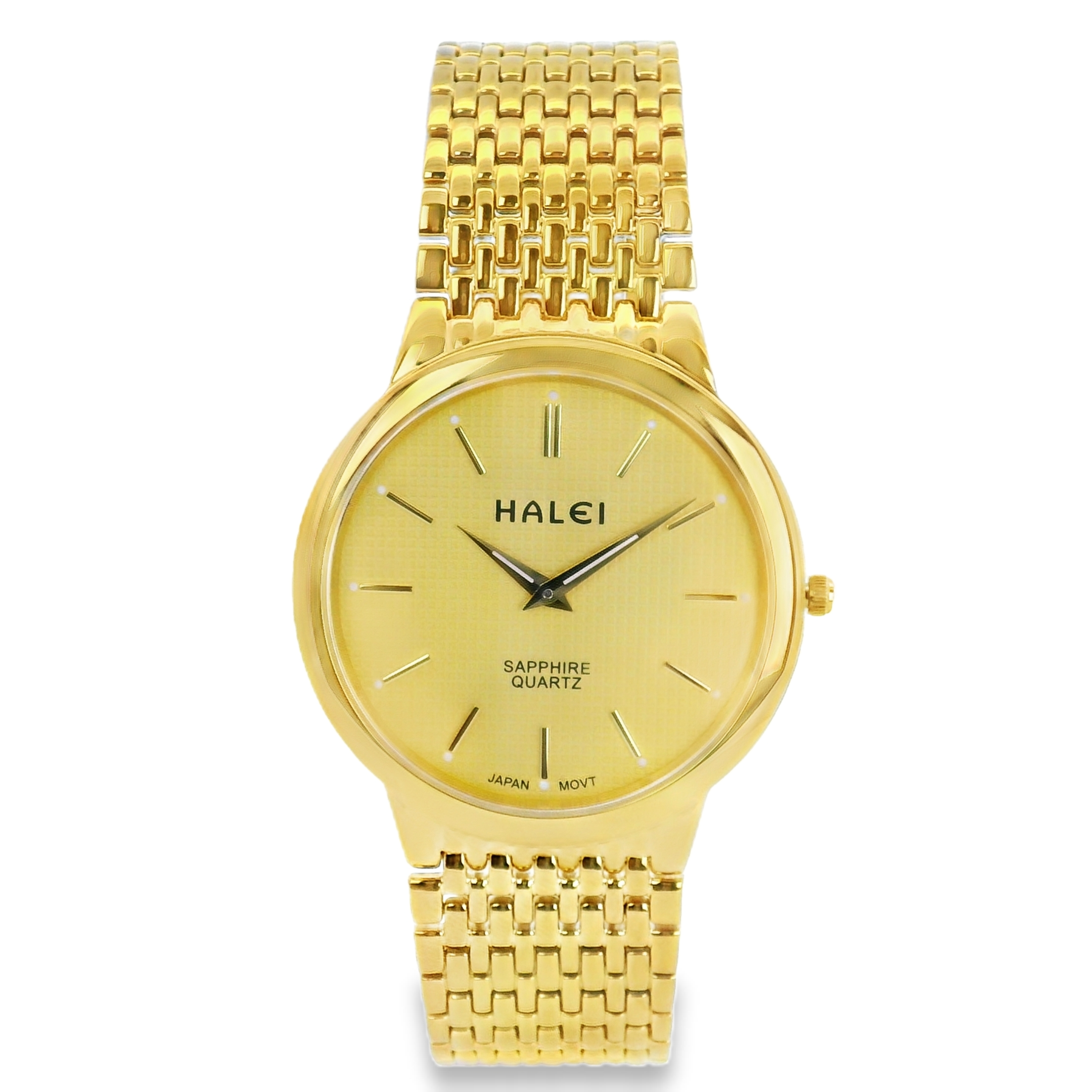 Halei Quartz Japanese Movement Stainless Steel Sapphire Watch 41 mm