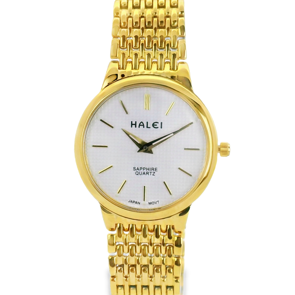 Halei Quartz Stainless Steel Sapphire Watch 28mm