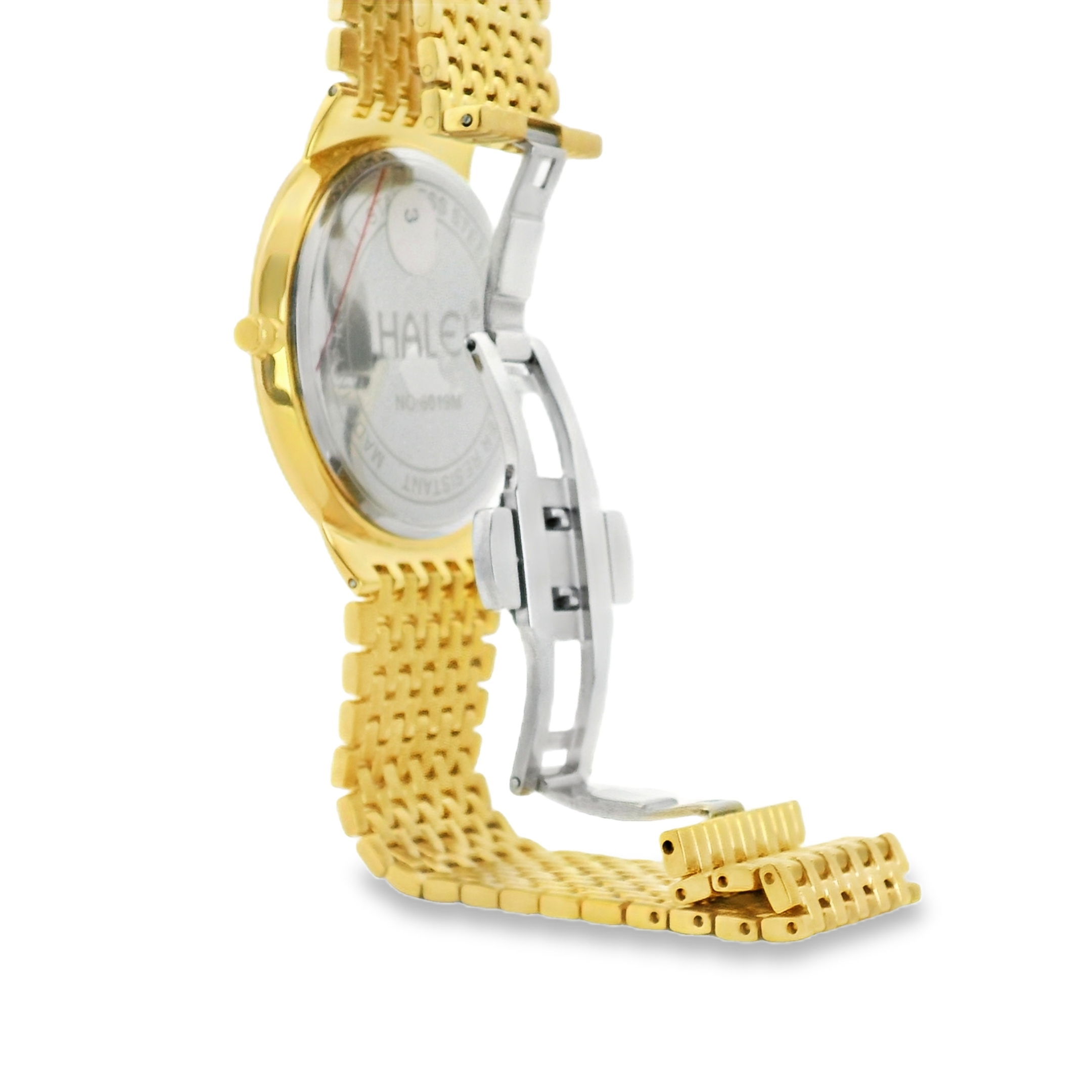 Halei Quartz Japanese Movement Stainless Steel Sapphire Watch 41 mm