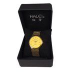 Halei Quartz Japanese Movement Stainless Steel Sapphire Watch 41 mm