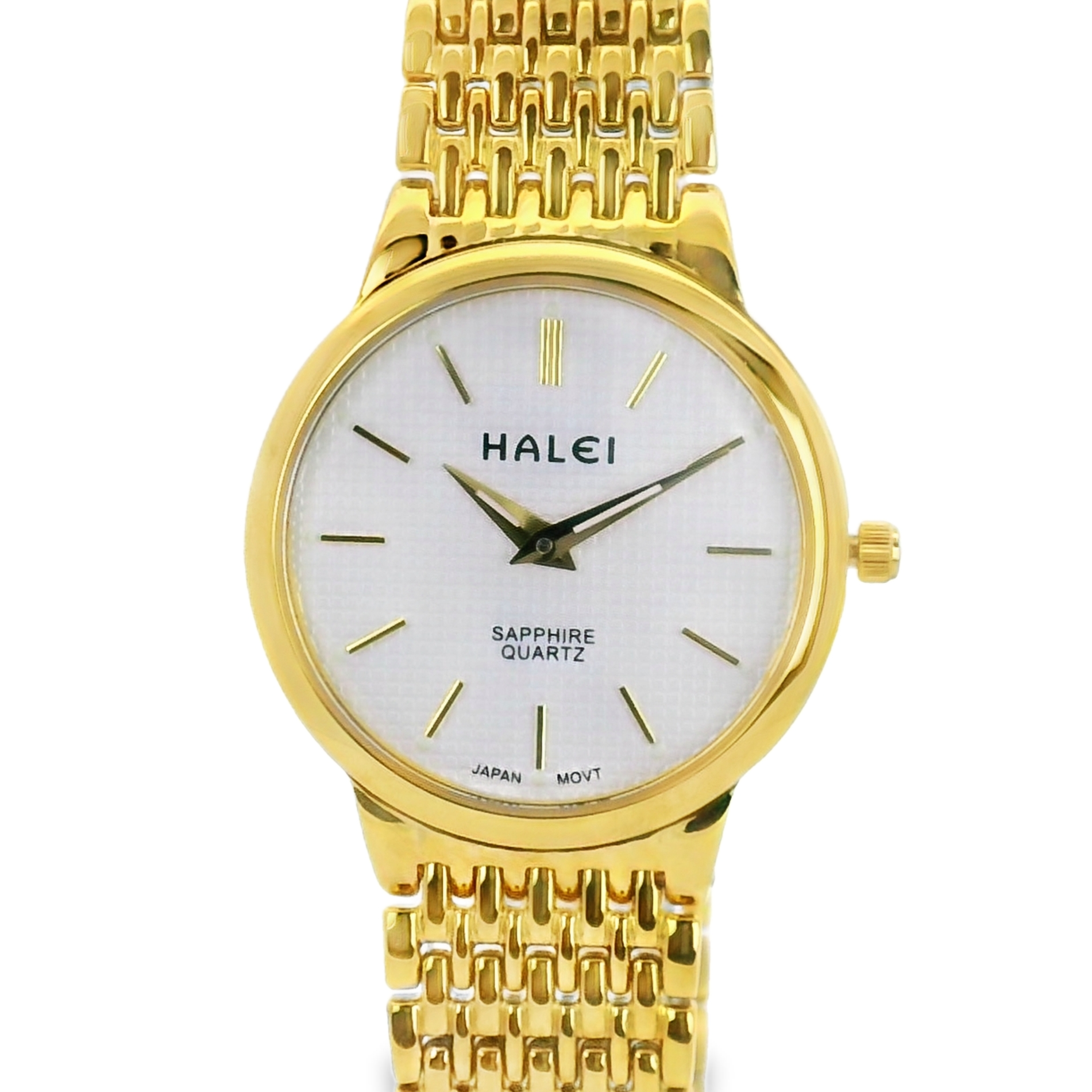 Halei Quartz Stainless Steel Sapphire Watch 28mm