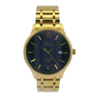 Pafolina Watch Gold & Navy Scratch-Resistant Sapphire Crystal Quartz 40mm