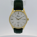Pafolina Elegant Sapphire Quartz – Classic White Dial Gold & Black 40mm