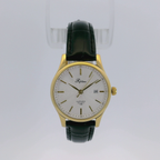 Pafolina Elegant Sapphire Quartz – Classic White Dial Gold & Black 28mm