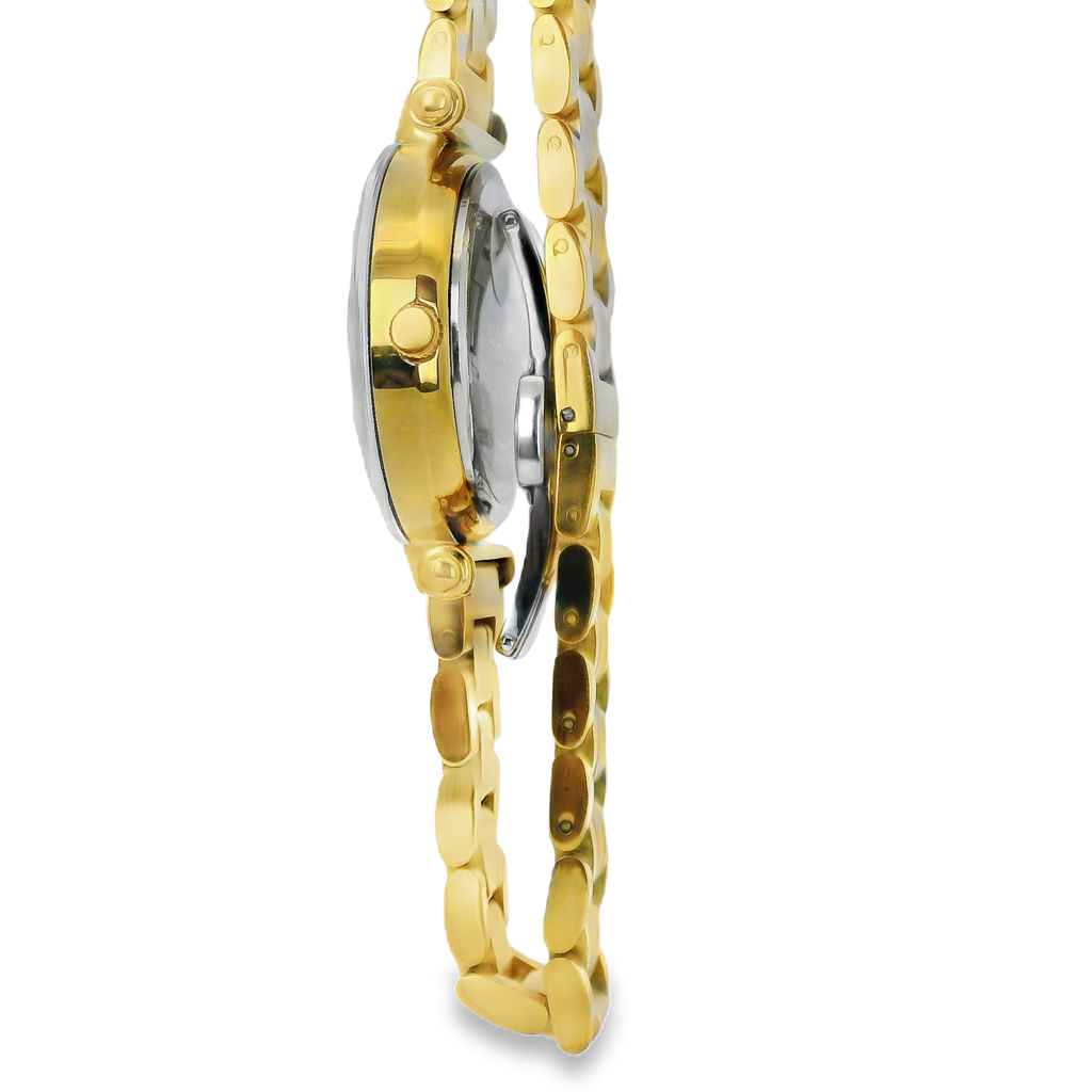 Halei Rose Gold-Tone  Watch Natural Stone Dial Stainless Steel Bracelet