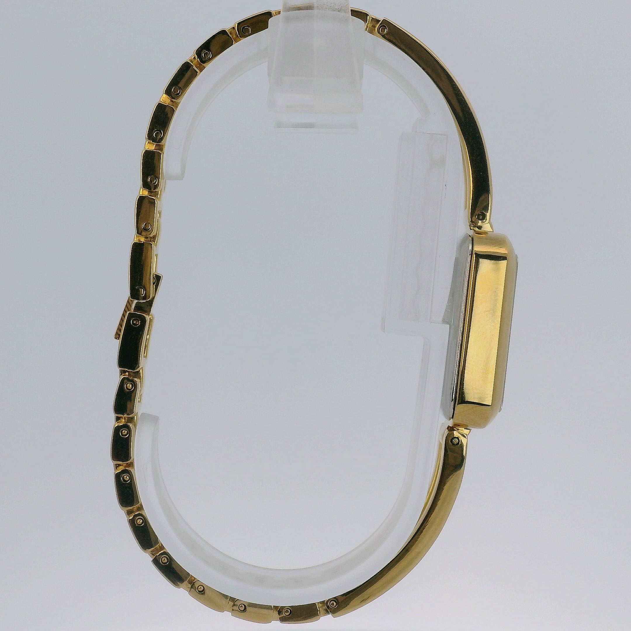 Halei Gold-Tone Rectangular Watch Jewellery Bracelet