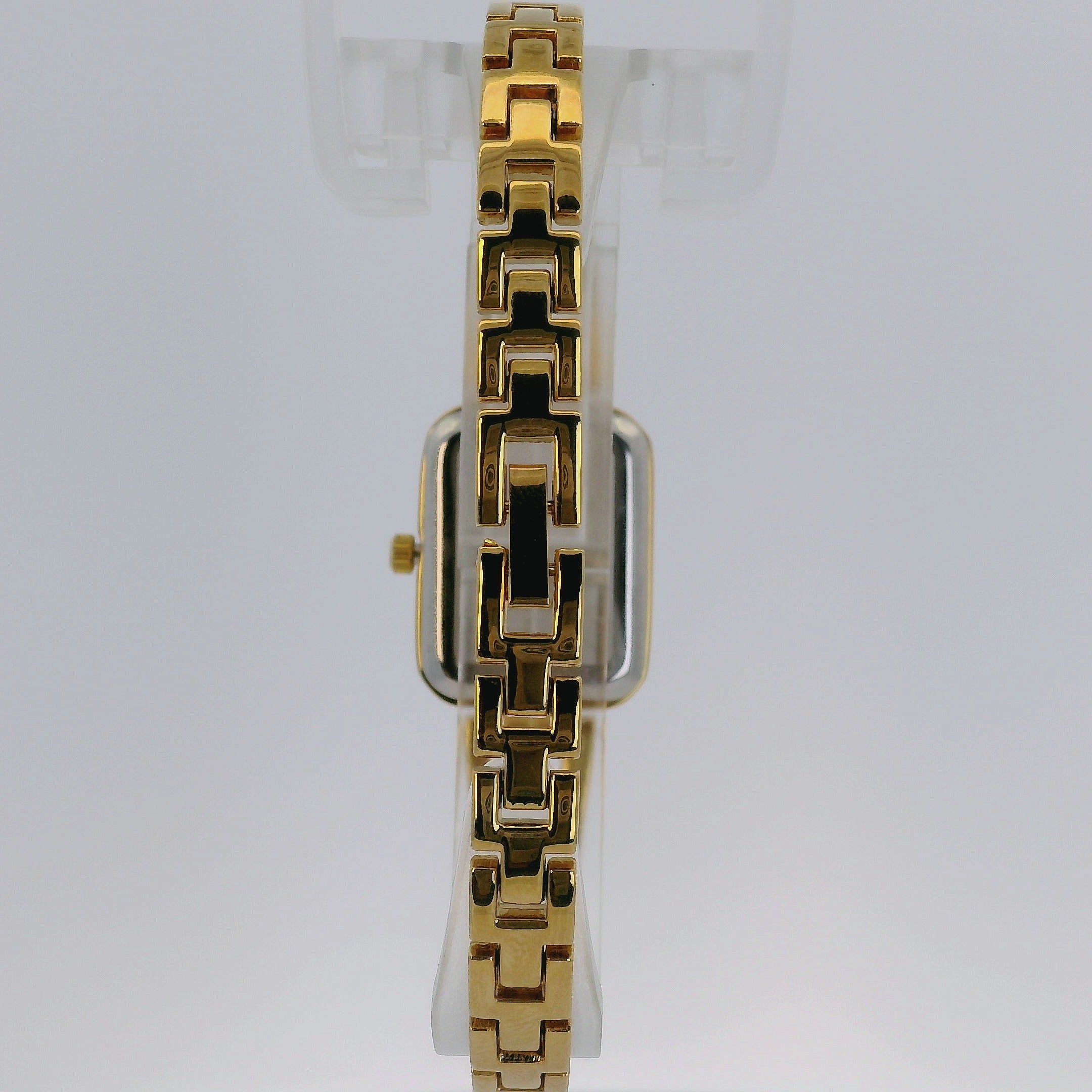 Halei Gold-Tone Rectangular Watch Jewellery Bracelet