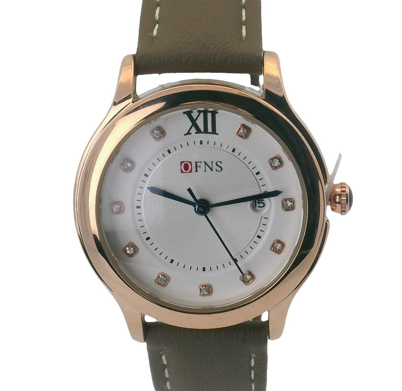 OFNS WS100LM Elegant Ladies Quartz Watch Rose Gold-Tone 35mm