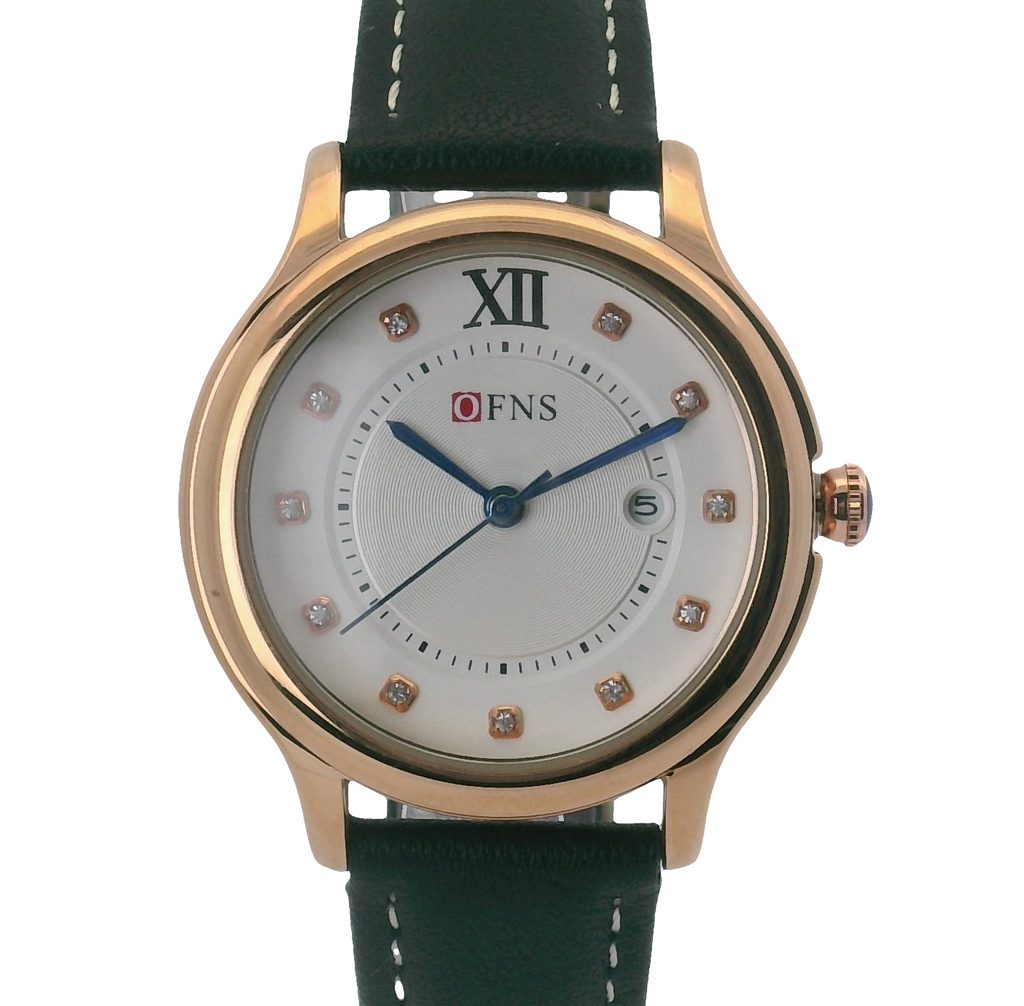 OFNS WS100WLG Elegant Ladies Quartz Watch Rose Gold-Tone 35mm