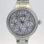 Invicta Wildflower 28823 Elegant Ladies Quartz Watch Silver-Tone - 34mm Round