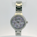 Invicta Wildflower 28823 Elegant Ladies Quartz Watch Silver-Tone - 34mm Round