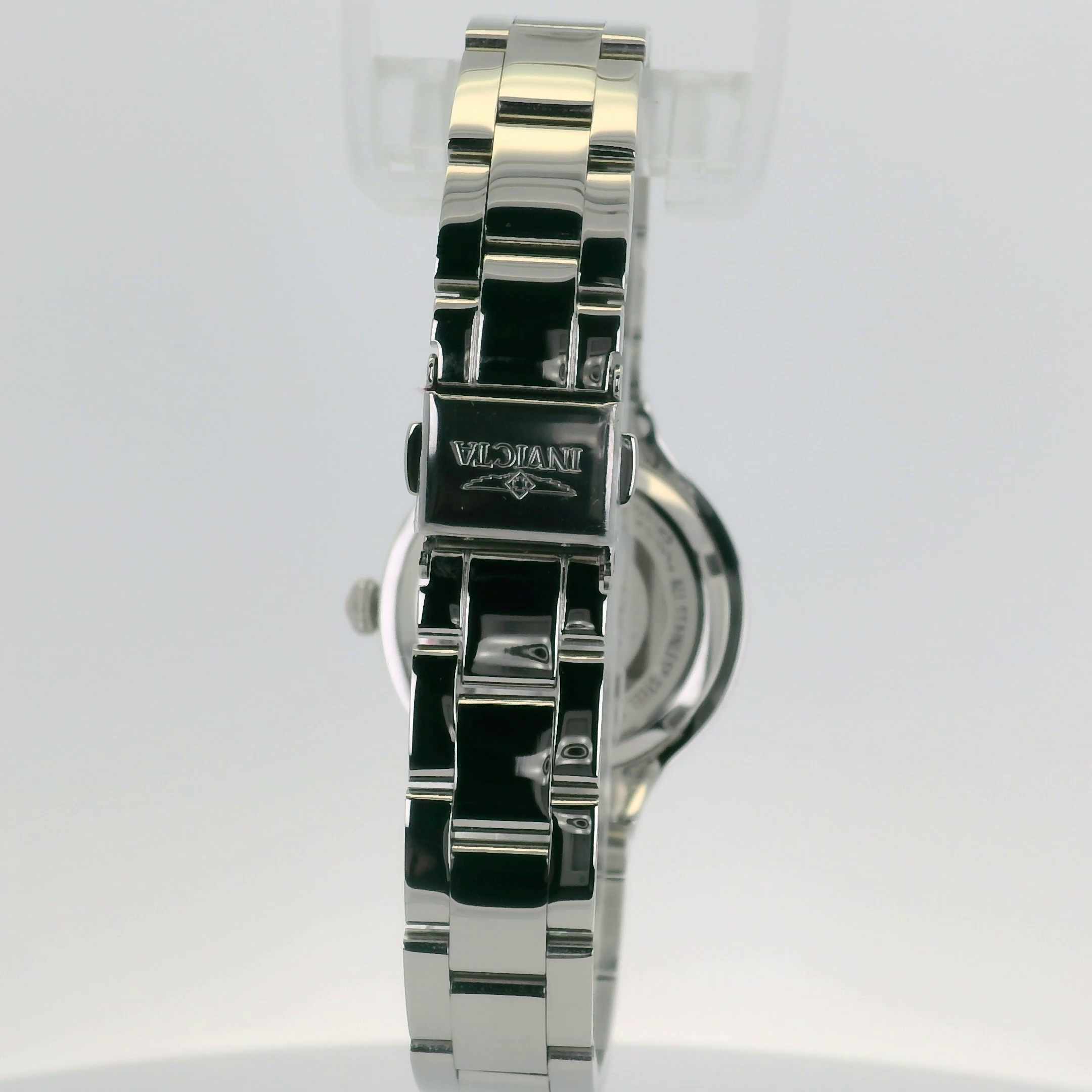 Invicta Wildflower 28823 Elegant Ladies Quartz Watch Silver-Tone - 34mm Round