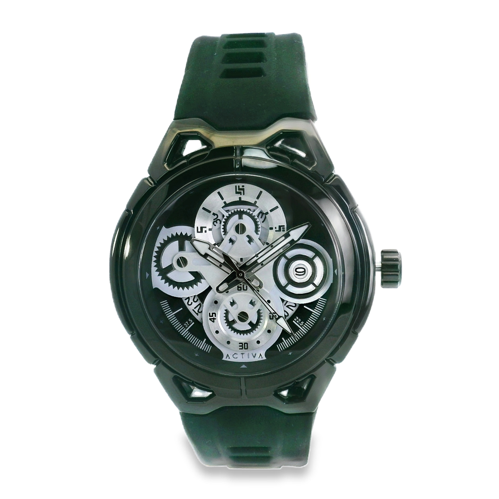 Invicta Activa Drift X 44 mm Black – Quartz Stainless Steel Watch, 100 m Water Resistant, Sport Dial
