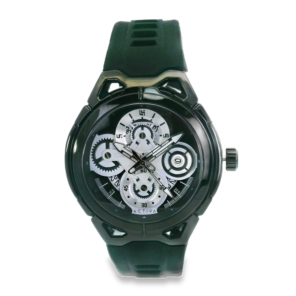 Invicta Activa Drift X 44 mm Black – Quartz Stainless Steel Watch, 100 m Water Resistant, Sport Dial