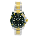 Halei Dive 40 mm Stainless Steel Back Watch – Water‑Resistant, Two‑Tone Bracelet, Fast UK Delivery