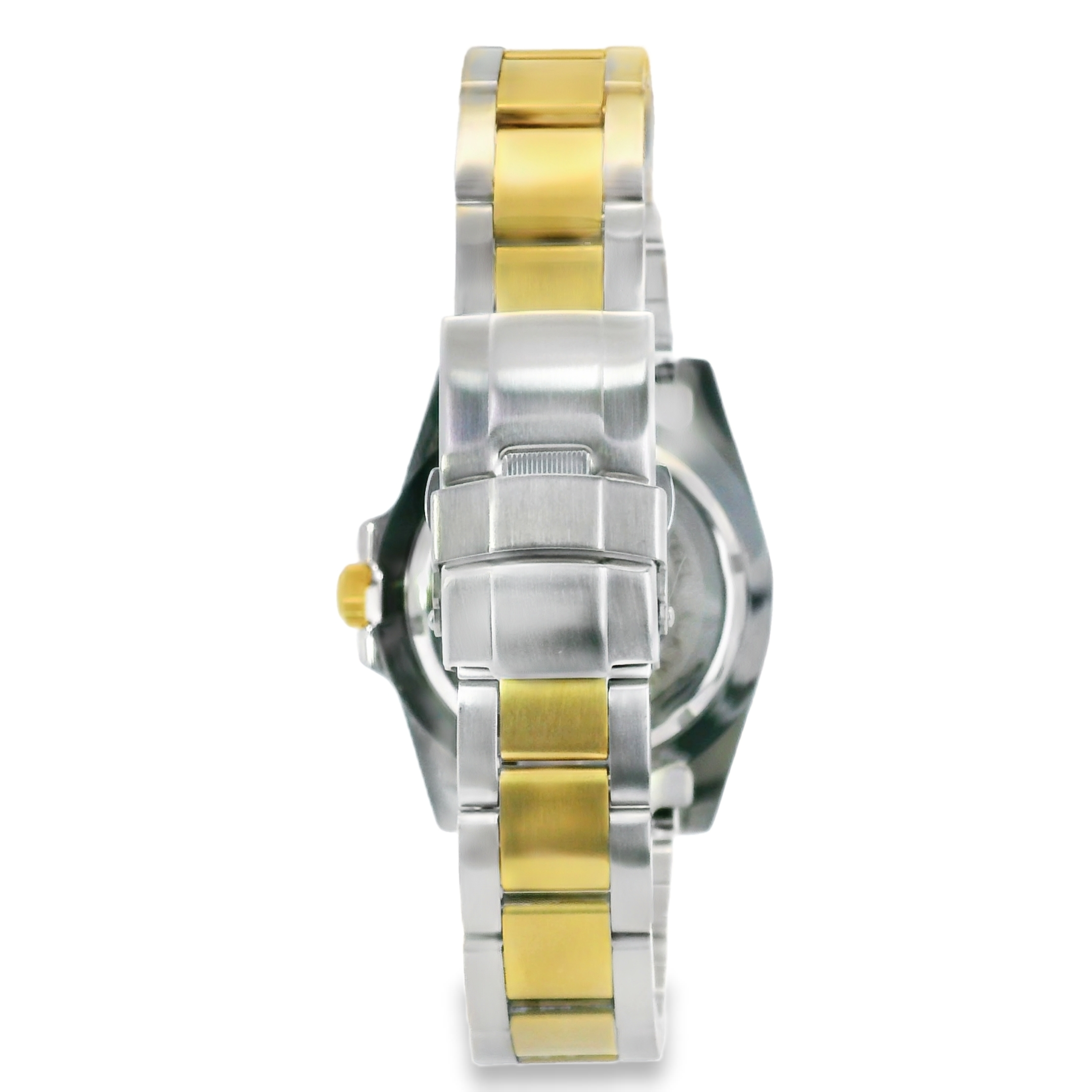 Halei Dive 40 mm Stainless Steel Back Watch – Water‑Resistant, Two‑Tone Bracelet, Fast UK Delivery