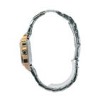 Invicta Angel Vitrine Two‑Tone Square Watch with Crystal Bezel & Roman Dial - Quartz