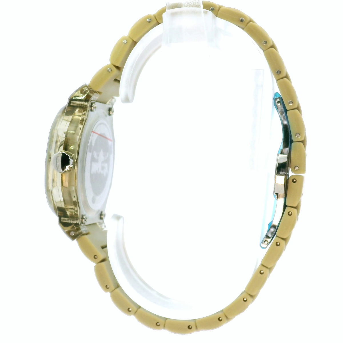 Invicta Celestial Lady 34.8mm Khaki and Transparente Tone case