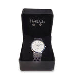 Halei Quartz Japanese Movement Stainless Steel Sapphire Watch 41 mm