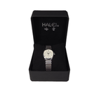 Halei Quartz Japanese Movement Stainless Steel Sapphire Watch 28 mm